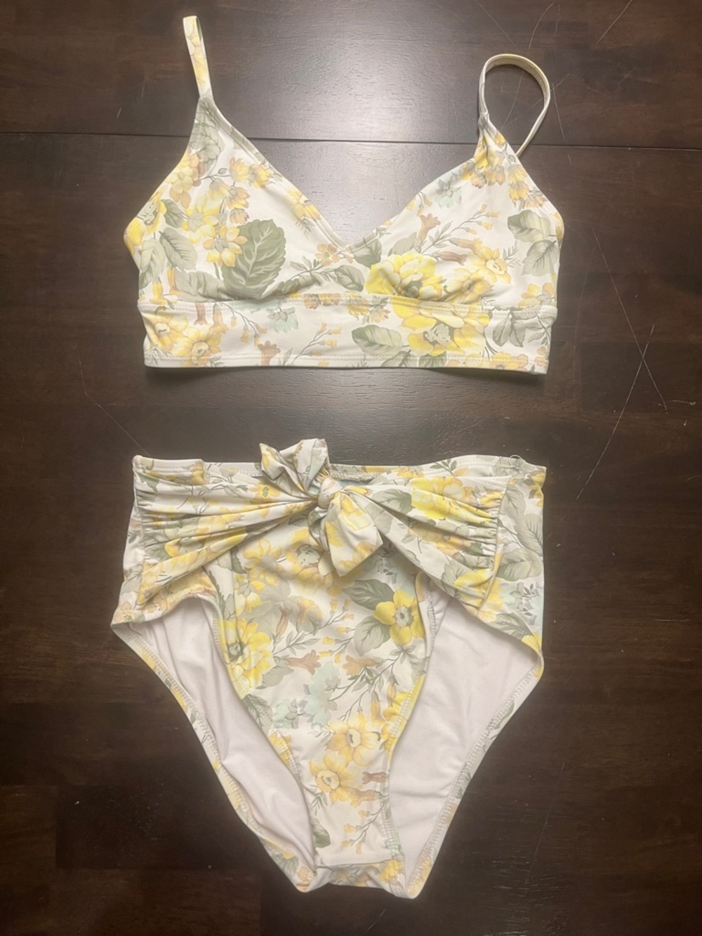High-waisted Antonio Melani full coverage Bikini set
